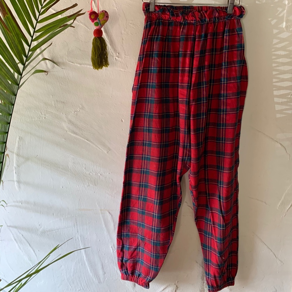 Vintage flannel joggers!